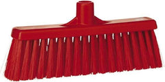 Vikan - 5-5/8" OAL Polyester Bristle Lobby Broom - 3" Bristle Length, 11" Wide - Exact Industrial Supply