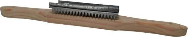 Divine Brothers - Steel Buffing Wheel Rake with Handle - Hardwood Handle - Exact Industrial Supply