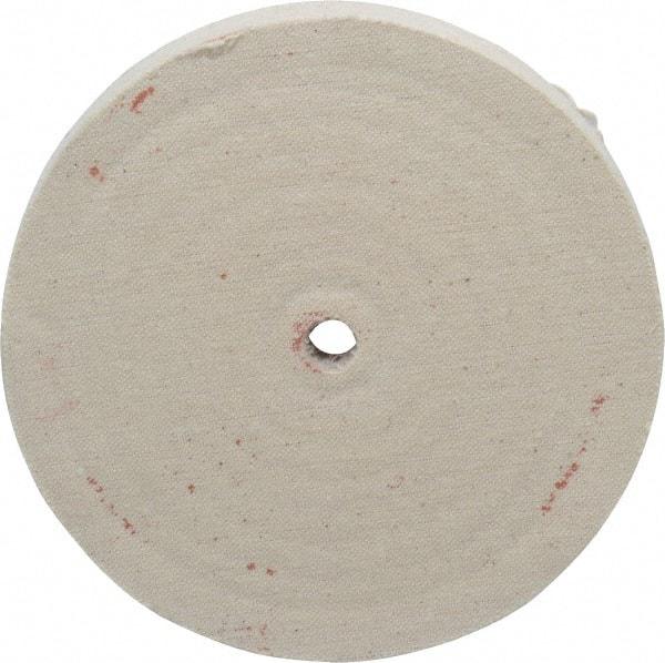 Divine Brothers - 6" Diam x 1" Thick Unmounted Buffing Wheel - Polishing Wheel, 1/2" Arbor Hole - Exact Industrial Supply