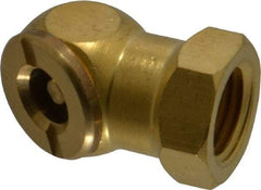 Acme - Closed Check Brass Air Chuck - Ball Foot Chuck, 1/4 FPT - Exact Industrial Supply