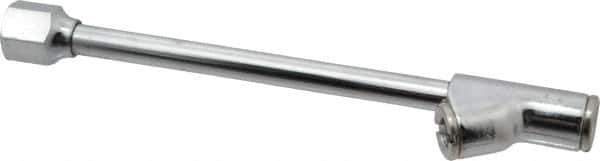 Acme - Closed Check Brass Air Chuck Extension - Tilt Lock Straight Dual Foot Chuck, 1/4 FPT - Exact Industrial Supply