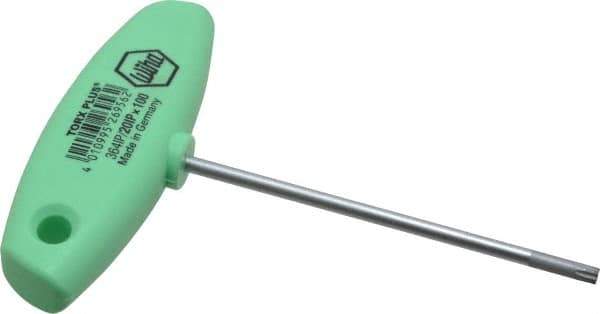 Wiha - IP20 Torx Plus Key - T-Handle, 4" OAL - Exact Industrial Supply
