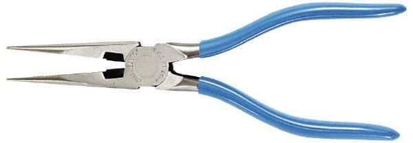 Stanley - 8" OAL, Long Nose Side Cutting Pliers - Standard Head - Exact Industrial Supply