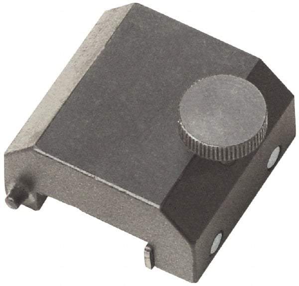 Value Collection - 1 Piece Vise Work Stop - Aluminum, Steel (Pin), 1" Wide - Exact Industrial Supply