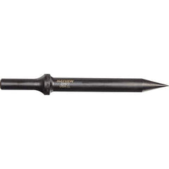 Mayhew - 6" OAL, Tapered Punch Chisel - Round Drive, Round Shank, Steel - Exact Industrial Supply