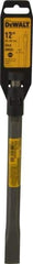 DeWALT - 1" Head Width, 12" OAL, 1-1/4" Shank Diam, Cold Chisel - Spline Drive, Spline Shank, Steel - Exact Industrial Supply