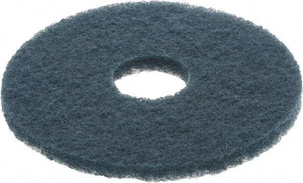3M - Scrubbing Pad - 13" Machine, Blue Pad, Nylon & Polyester - Exact Industrial Supply