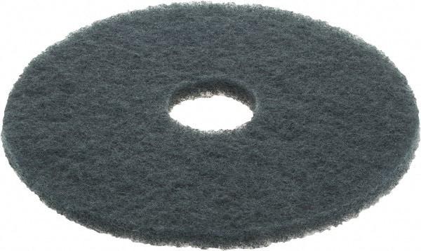 3M - Scrubbing Pad - 15" Machine, Blue Pad, Nylon & Polyester - Exact Industrial Supply