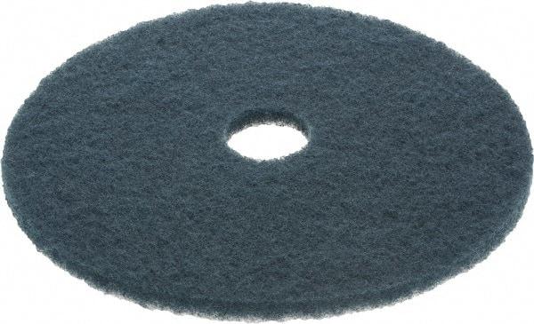 3M - Scrubbing Pad - 20" Machine, Blue Pad, Nylon & Polyester - Exact Industrial Supply