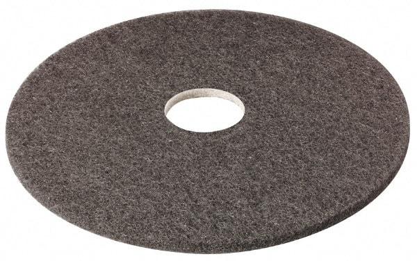 3M - Stripping Pad - 12" Machine, Black Pad, Nylon & Polyester - Exact Industrial Supply