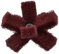 Standard Abrasives - 2 Inch Diameter Unmounted Buffing Wheel - 2 Ply, Scrubber Wheel, Medium Grade - Exact Industrial Supply