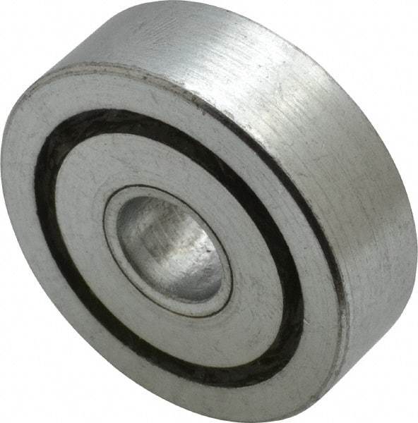 Value Collection - 1/2" Bore Diam, 1-3/4" OD, Open Unground Full Complement Radial Ball Bearing - 9/16" Wide, 1 Row, Round Bore, 1,187 Lb Dynamic Capacity - Exact Industrial Supply