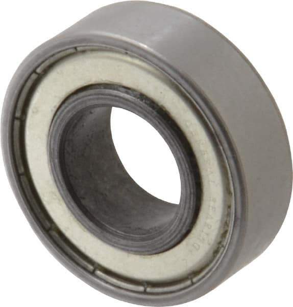 Value Collection - 3/4" Bore Diam, 1-5/8" OD, Double Shield Unground Retainer Type Radial Ball Bearing - 1/2" Wide, 1 Row, Round Bore, 1,171 Lb Dynamic Capacity - Exact Industrial Supply