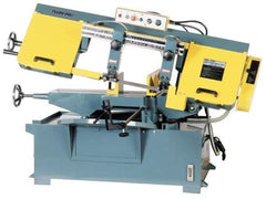 Enco - 10 x 16" Max Capacity, Manual Step Pulley Horizontal Bandsaw - 220/440 Volts, 2 hp, 3 Phase - Exact Industrial Supply