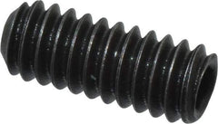 Value Collection - #5-40 UNC, 5/16" OAL, Cup Point Set Screw - Grade 8 Alloy Steel, 1/16" Key - Exact Industrial Supply