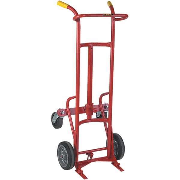 Wesco Industrial Products - 1,000 Lb Load Capacity, 30, 55 & 85 Gal Pail Tipper - 24" Wide x 58" High, 4 Steel Wheels - Exact Industrial Supply