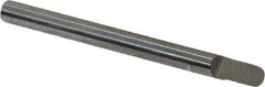 Accupro - 1/8" Shank Diam, 1-1/2" OAL, 1/8" Cut Diam, Ball Engraving Cutter - 3/16" LOC, 1 Flute, Right Hand Cut, Micrograin Solid Carbide, Uncoated - Exact Industrial Supply