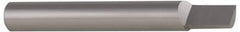 Accupro - 1/2" Shank Diam, 2" OAL, 1/2" Cut Diam, Square Engraving Cutter - 9/16" LOC, 0.5" Tip Diam, 1 Flute, Right Hand Cut, Micrograin Solid Carbide, Uncoated - Exact Industrial Supply