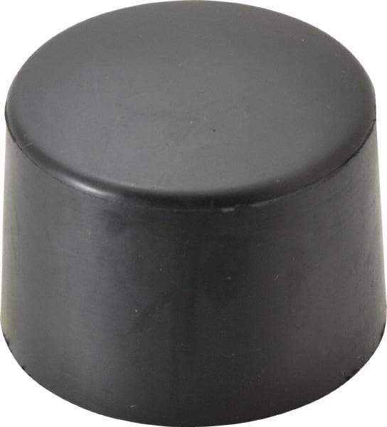 Vaughan Bushnell - 2" Face Diam, Grade Soft, Black Soft Face Hammer Tip - Rubber - Exact Industrial Supply