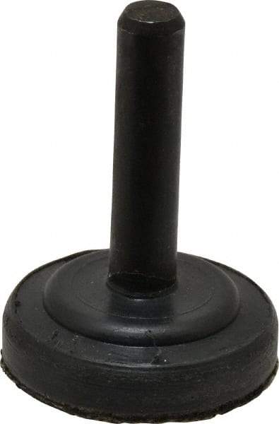 3M - 1" Diam Adhesive/PSA Disc Backing Pad - 1/4" Shank Diam, Medium Density, 20,000 RPM - Exact Industrial Supply