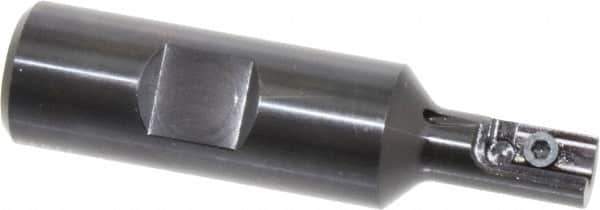 Carmex - 0.54" Cut Diam, 0.77" Max Depth of Cut, 3/4" Shank Diam, Indexable Thread Mill - Insert Style I/E, 14mm Insert Size, 1 Insert, Toolholder Style SR, 2.98" OAL - Exact Industrial Supply
