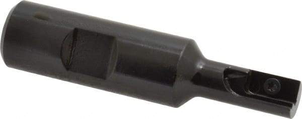 Carmex - 0.57" Cut Diam, 1" Max Depth of Cut, 3/4" Shank Diam, Indexable Thread Mill - Insert Style I/E, 14mm Insert Size, 1 Insert, Toolholder Style SR, 3.2" OAL - Exact Industrial Supply