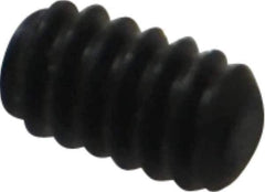 Value Collection - #4-40 UNC, 3/16" OAL, Flat Point Set Screw - Grade 8 Alloy Steel, 0.05" Key - Exact Industrial Supply