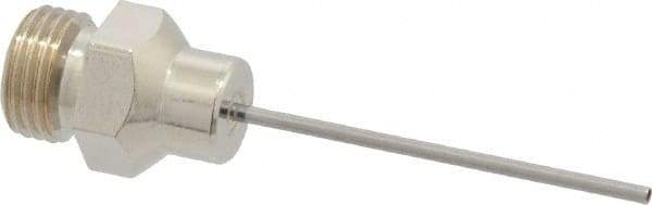 Value Collection - Blow Gun Needle Tip - 1/8 MPT, 1.19" Hose Length - Exact Industrial Supply