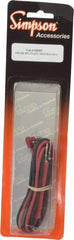 Simpson Electric - Electrical Test Equipment Leads - Use with 160 Handi Shock Resistant Analog VOM - Exact Industrial Supply