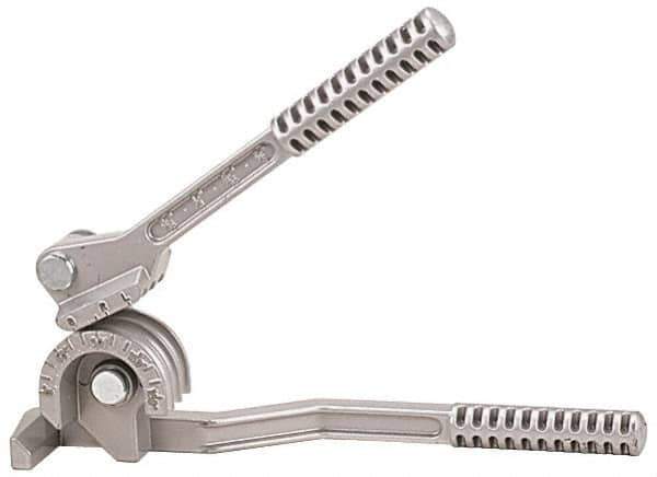 General - 3/16 to 3/8" Capacity, Compound Tube Bender - Works on Copper, Brass, Thin Wall Tubing, Steel, Aluminum, Softwire & Rod - Exact Industrial Supply