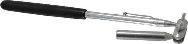 General - 8-3/4" Long Magnetic Retrieving Tool - 2 Lb Max Pull, 1/4" Head Diam, Nickel Plated Steel - Exact Industrial Supply