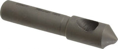 Weldon - 19/64" Head Diam, 1/4" Shank Diam, 82° High Speed Steel Countersink - Exact Industrial Supply
