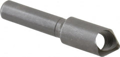 Weldon - 11/32" Head Diam, 1/4" Shank Diam, 82° High Speed Steel Countersink - Exact Industrial Supply
