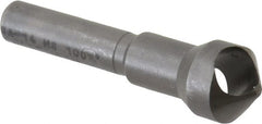 Weldon - 7/16" Head Diam, 1/4" Shank Diam, 100° High Speed Steel Countersink - Exact Industrial Supply