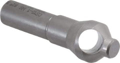 Weldon - 49/64" Head Diam, 1/2" Shank Diam, 82° High Speed Steel Countersink - Bright Finish, 2-5/8" OAL, Single End, Straight Shank, Includes Pilot, Right Hand Cut - Exact Industrial Supply