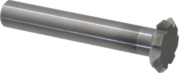 Accupro - 1" Cutter Head Diam, 1/32" Flat Width, 3" OAL, Solid Carbide, Single Right Hand Back Chamfer - Exact Industrial Supply