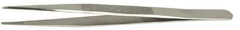 Value Collection - Stainless Steel Tweezer Set - 5 Piece - Exact Industrial Supply