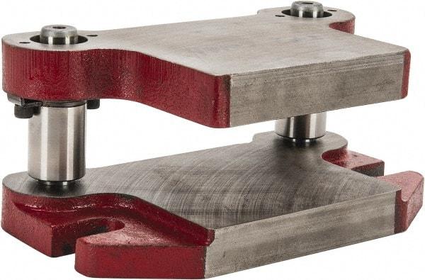 Anchor Danly - 4" Guide Post Length, 1" Die Holder Thickness, 7" Radius, Semi Steel, Mold Blank, Punch & Die Set - 8-3/4" Overall Width x 4-7/8" Overall Depth - Exact Industrial Supply