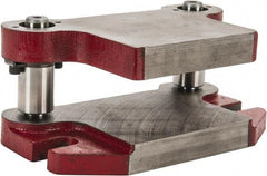 Anchor Danly - 4" Guide Post Length, 1" Die Holder Thickness, 7" Radius, Semi Steel, Mold Blank, Punch & Die Set - 8-3/4" Overall Width x 4-7/8" Overall Depth - Exact Industrial Supply