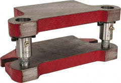 Anchor Danly - 4" Guide Post Length, 1" Die Holder Thickness, 8" Radius, Semi Steel, Mold Blank, Punch & Die Set - 9-3/4" Overall Width x 4-7/8" Overall Depth - Exact Industrial Supply