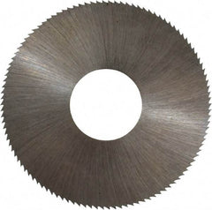 Value Collection - 1-1/2" Diam x 0.016" Blade Thickness, 1/2" Arbor Hole Diam, 110 Teeth, High Speed Steel, Jeweler's Saw - Uncoated, Keyway - Exact Industrial Supply