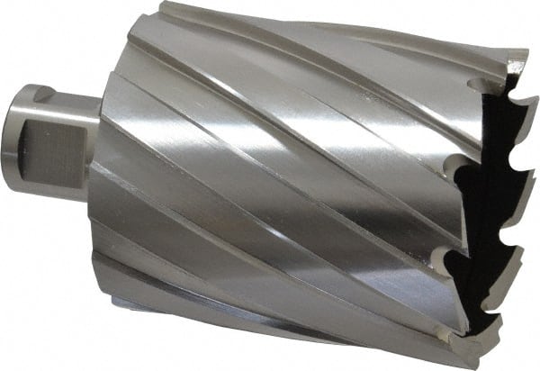 Hougen - 2-1/8" Diam x 2" Deep High Speed Steel Annular Cutter - Exact Industrial Supply