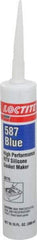 Loctite - 300 mL Cartridge Blue RTV Silicone Joint Sealant - 30 min Tack Free Dry Time, 24 hr Full Cure Time, Series 587 - Exact Industrial Supply