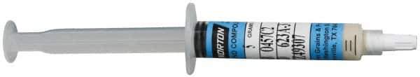 Norton - 5 g Diamond Grit Compound - Compound Grade Ultra Fine, Grade 1, 14,000 Grit, White, For Super Polishing, Use on Ceramic, General Purpose & Metal - Exact Industrial Supply