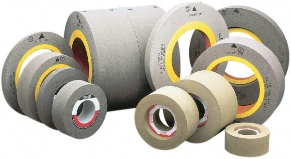 Camel Grinding Wheels - 14" Diam x 5" Hole x 1" Wide Centerless & Cylindrical Grinding Wheel - 80 Grit, Aluminum Oxide, Type 1, Medium Grade, Vitrified Bond, No Recess - Exact Industrial Supply