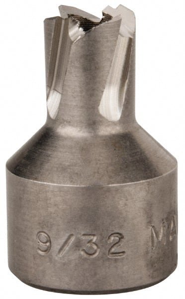 Hougen - 9/32" Diam x 1/4" Deep High Speed Steel Annular Cutter - Exact Industrial Supply