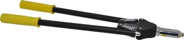 Marson - Straight Head Hand Riveter - 1/8 to 1/4" Rivet Capacity - Exact Industrial Supply