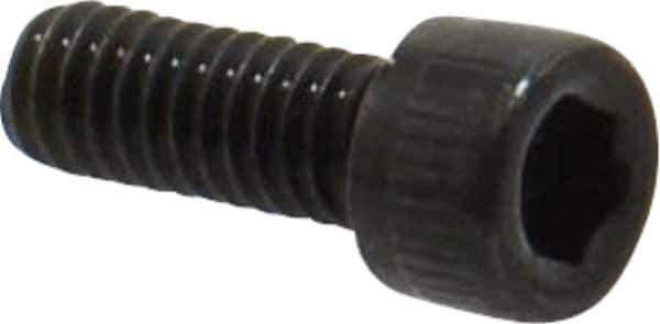 Value Collection - #4-48 UNF Hex Socket Drive, Socket Cap Screw - Alloy Steel, Black Oxide Finish, Fully Threaded, 5/16" Length Under Head - Exact Industrial Supply