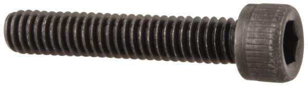Value Collection - #4-48 UNF Hex Socket Drive, Socket Cap Screw - Alloy Steel, Black Oxide Finish, Fully Threaded, 5/8" Length Under Head - Exact Industrial Supply