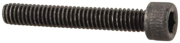 Value Collection - #4-48 UNF Hex Socket Drive, Socket Cap Screw - Alloy Steel, Black Oxide Finish, Fully Threaded, 3/4" Length Under Head - Exact Industrial Supply